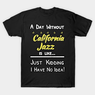 California JAZZ Music T-Shirt